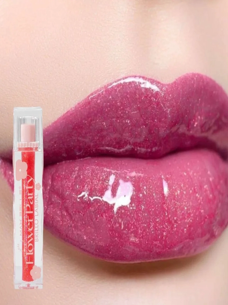 PACK 3 BRILLOS LABIALES FLOWER PARTY GLOSS HIDRATA LAU - 9