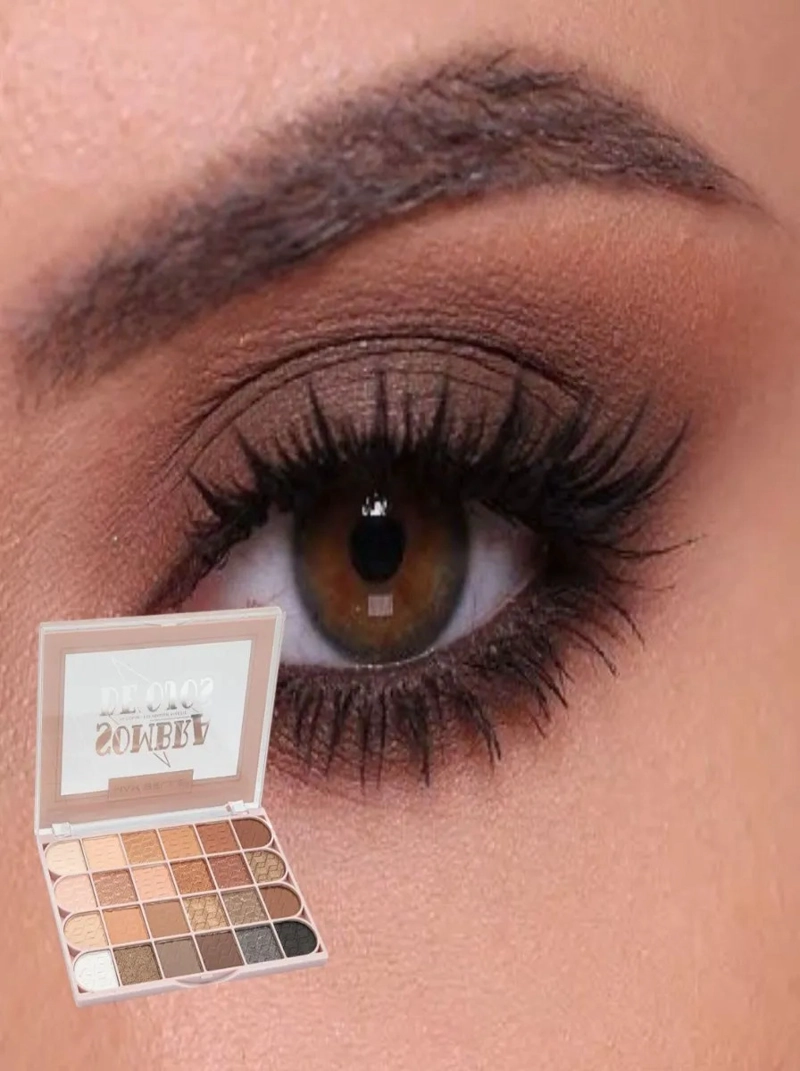 SOMBRA DE OJOS MATE SATINADO BRILLANTE MAQUILLAJE LAU - 4