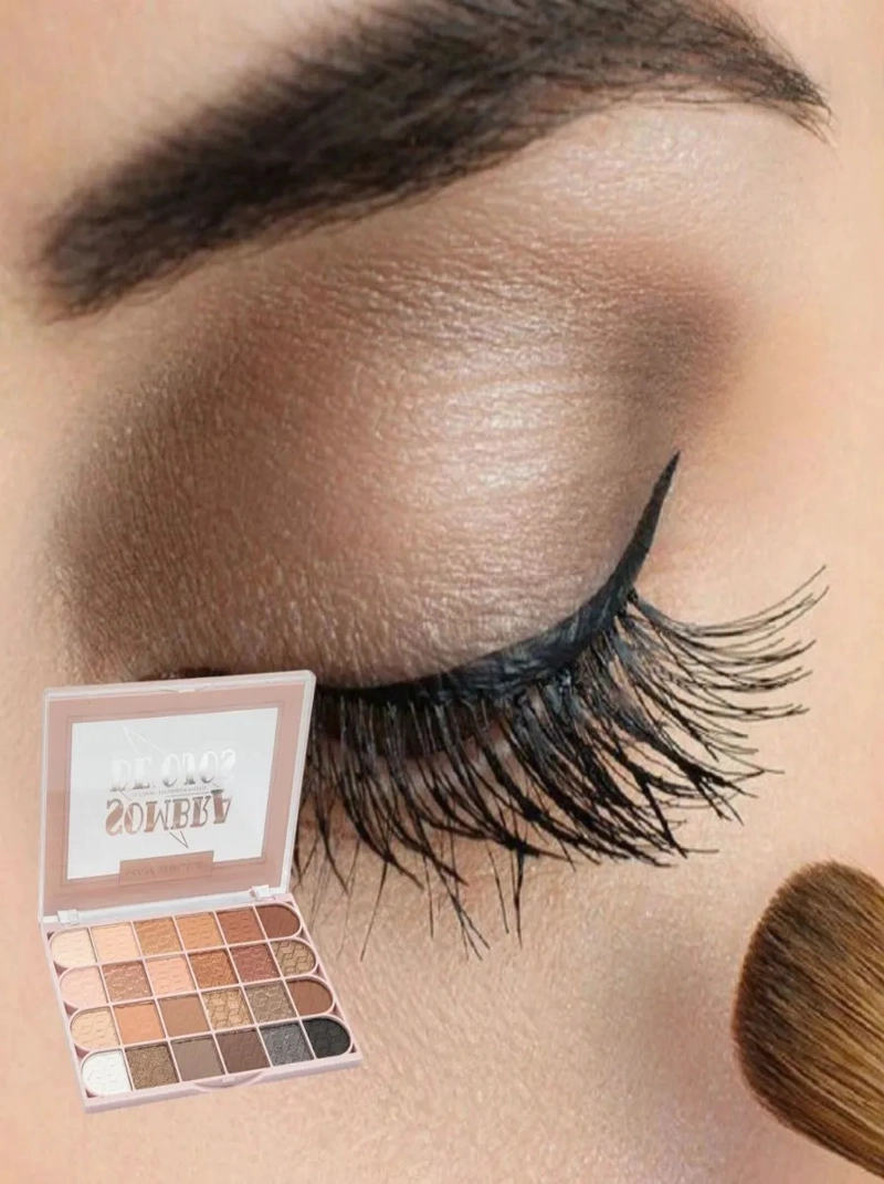 SOMBRA DE OJOS MATE SATINADO BRILLANTE MAQUILLAJE LAU - 8