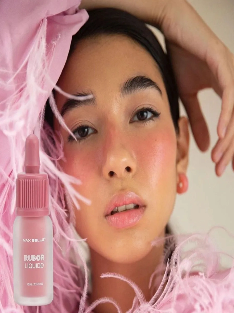 PACK 4 RUBOR LIQUIDO BLUSH NATURAL MAQUILLAJE LAU - 2