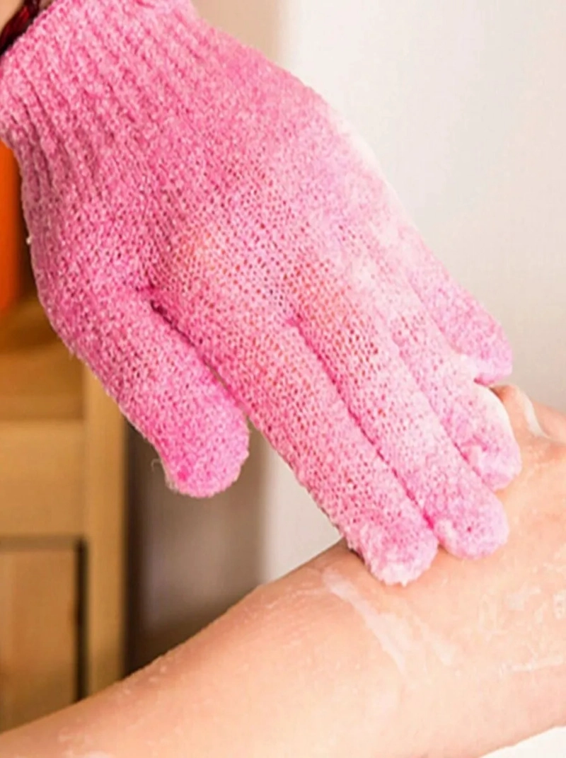 PACK ESPONJA GUANTE EXFOLIANTE CORPORAL PARA BAÑO LAU - 10