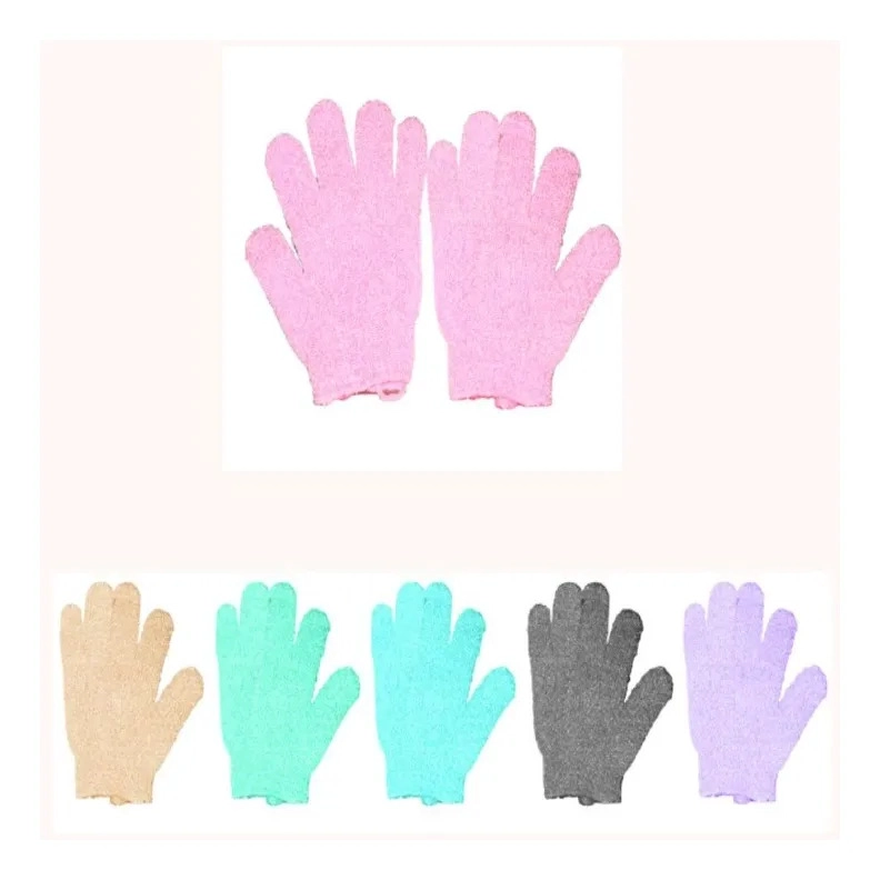 PACK ESPONJA GUANTE EXFOLIANTE CORPORAL PARA BAÑO LAU - 4