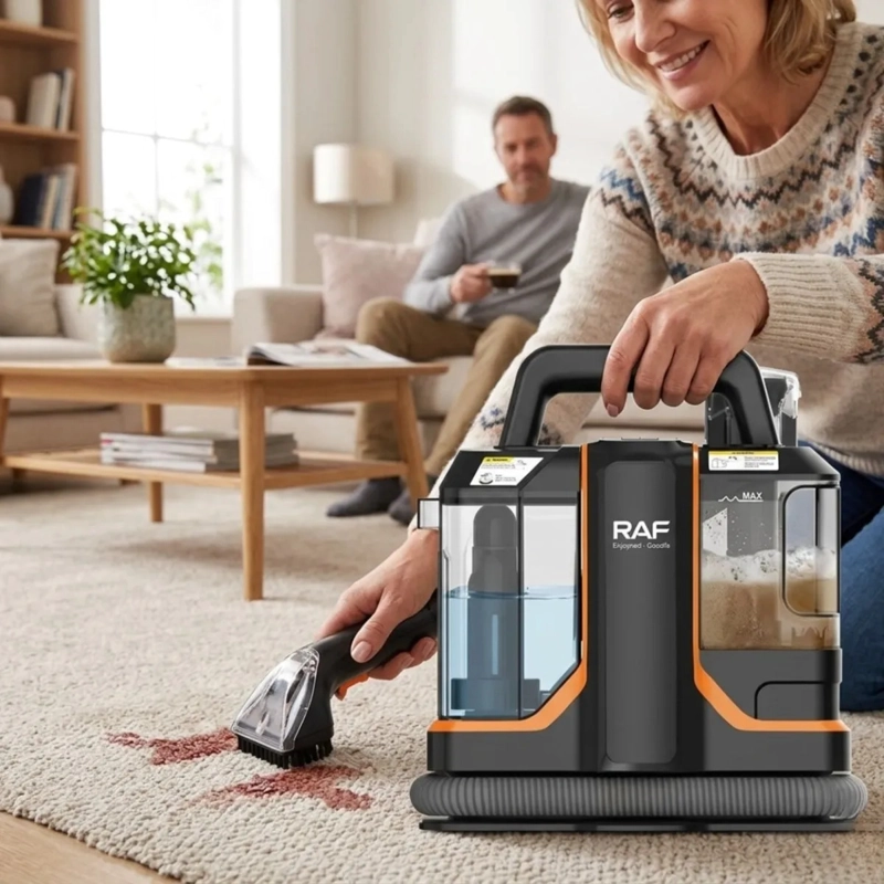 ASPIRADORA LIMPIA TAPIZ PORTATIL AUTOS MUEBLES MULTIUSO ALJ - 4