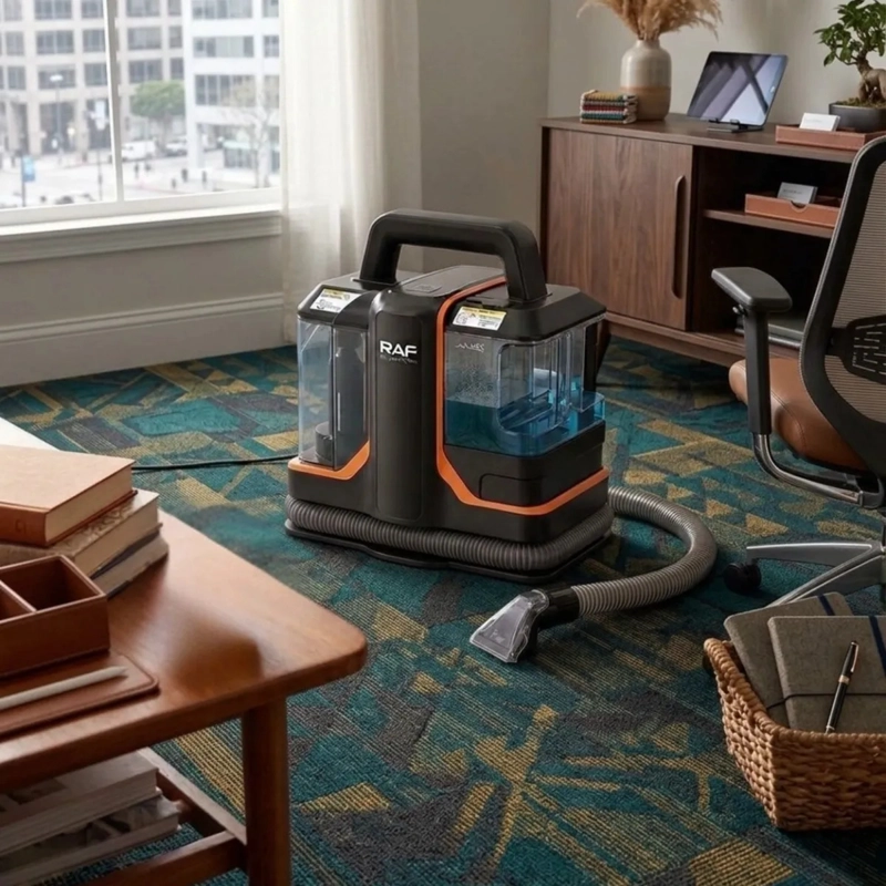 ASPIRADORA LIMPIA TAPIZ PORTATIL AUTOS MUEBLES MULTIUSO ALJ - 9