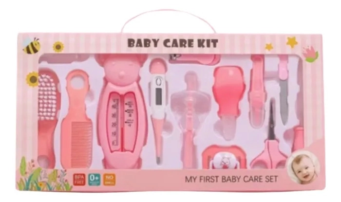 KIT HIGIENE BEBES CORTAUÑAS TERMOMETRO  ASPIRADOR NASAL ALJ - 1
