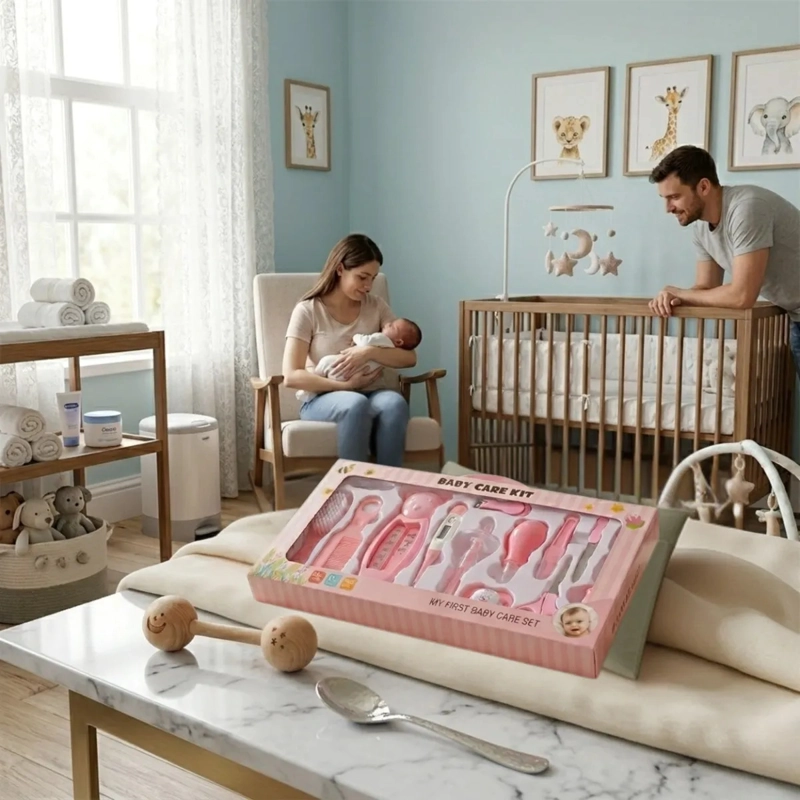 KIT HIGIENE BEBES CORTAUÑAS TERMOMETRO  ASPIRADOR NASAL ALJ - 5