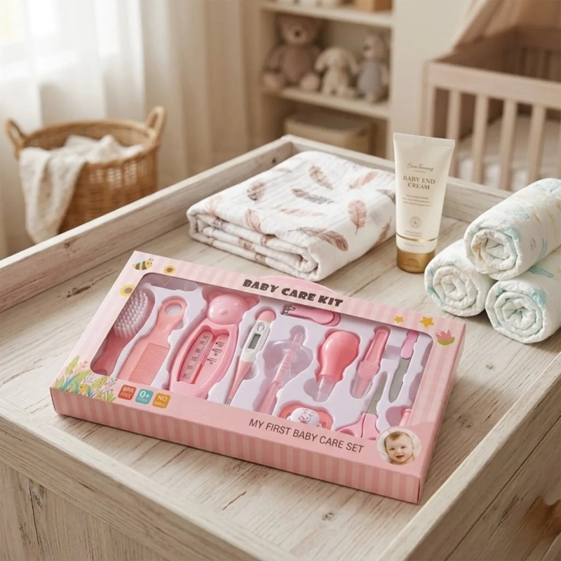 KIT HIGIENE BEBES CORTAUÑAS TERMOMETRO  ASPIRADOR NASAL ALJ - 7
