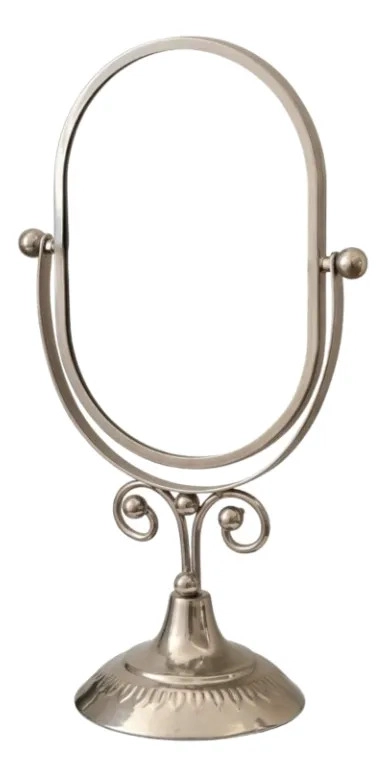 ESPEJO TOCADOR MESA OVALADO GIRATORIO ESTILO VINTAGE ALJ - 1