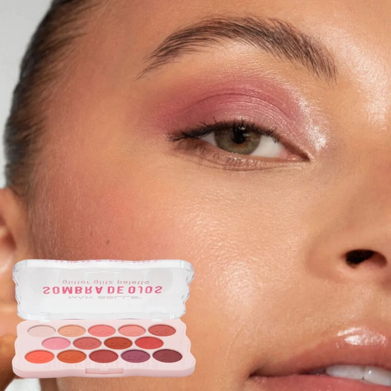 PALETA SOMBRAS OJOS PRO 14 TONOS ALTA PIGMENTACION ALJ - 10