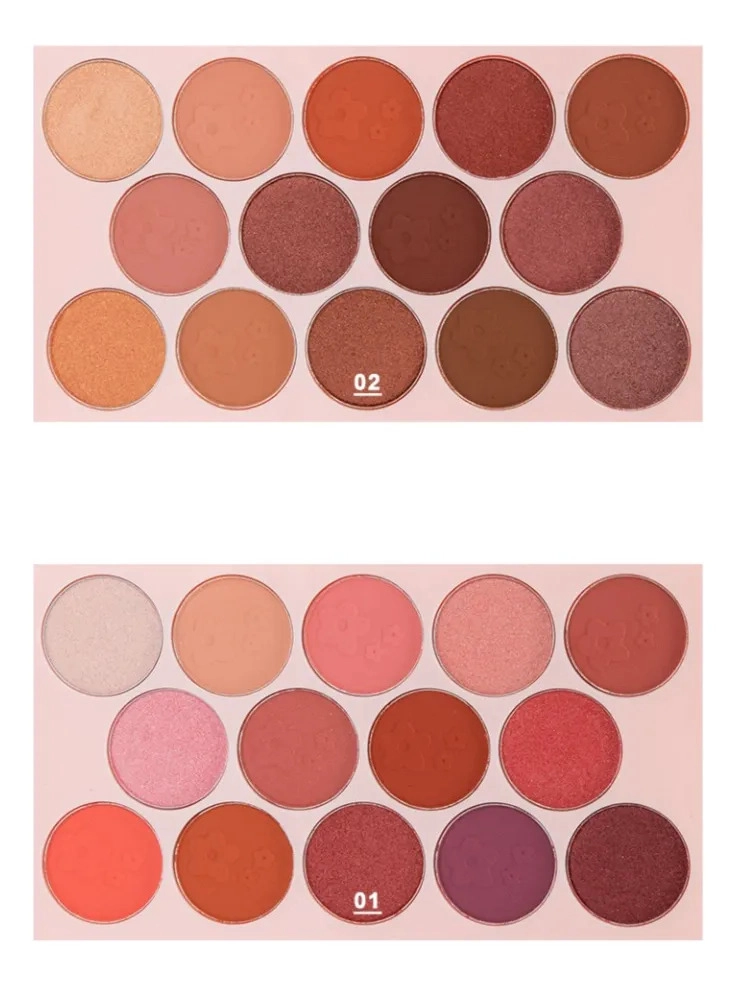 PALETA SOMBRAS OJOS PRO 14 TONOS ALTA PIGMENTACION ALJ - 2