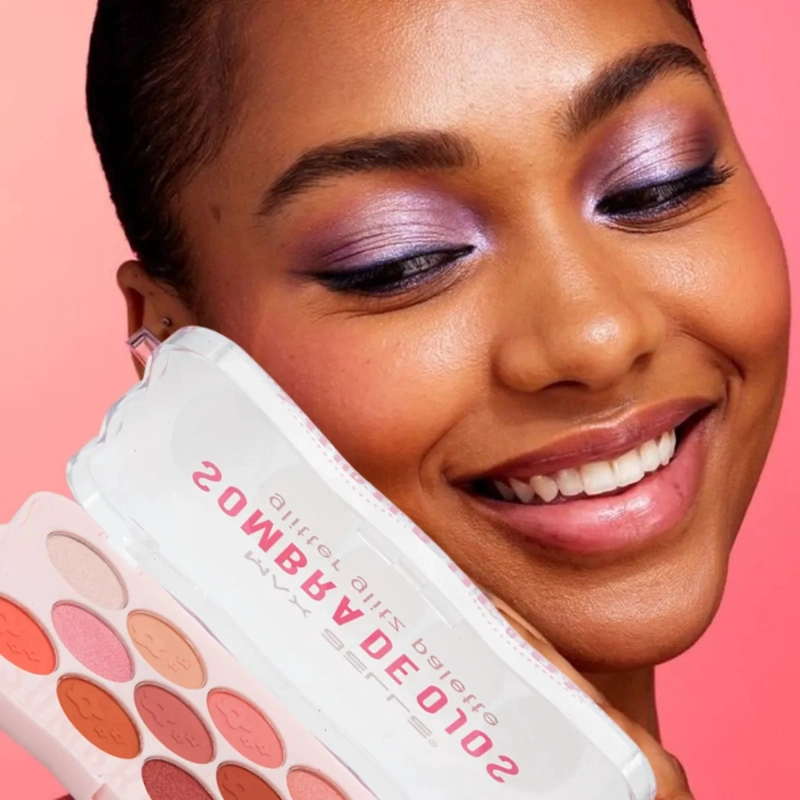 PALETA SOMBRAS OJOS PRO 14 TONOS ALTA PIGMENTACION ALJ - 4