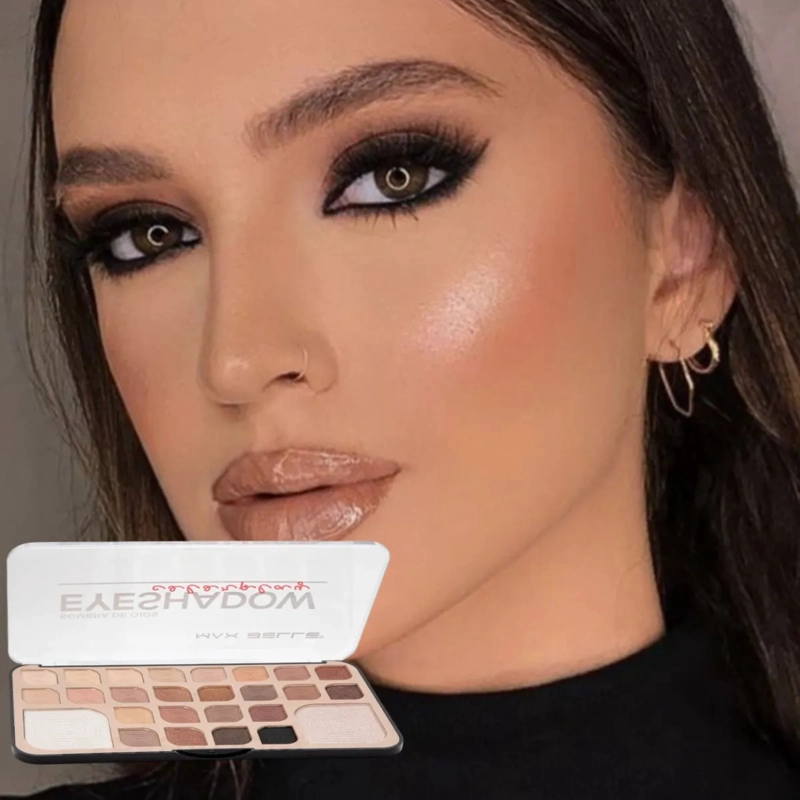 KIT SOMBRAS OJOS PROFESIONAL PALETA VERSATIL DIFUMINAR ALJ - 9