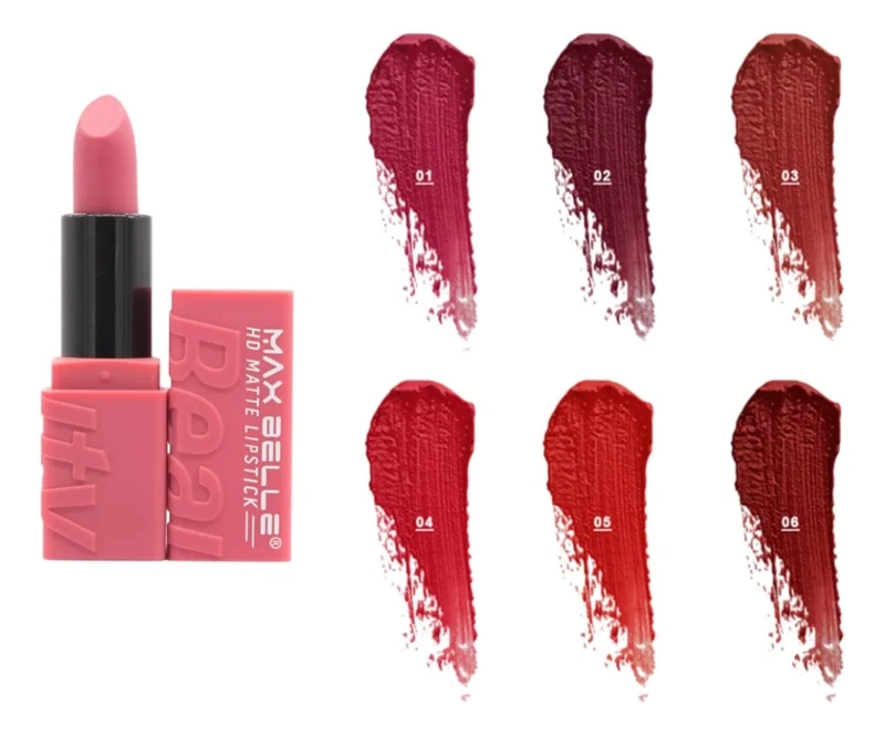 SET 2 LABIALES BARRA TONO VIBRANTE ACABADO ATERCIOPELADO ALJ - 2