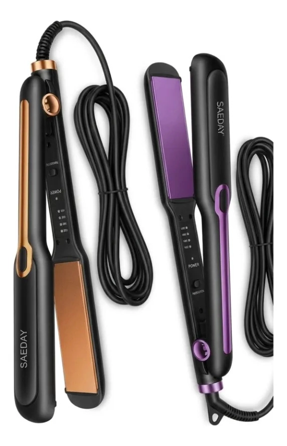 PLANCHA ALISADORA CABLE GIRATORIO TEMPERATURA AJUSTABLE ALJ - 2