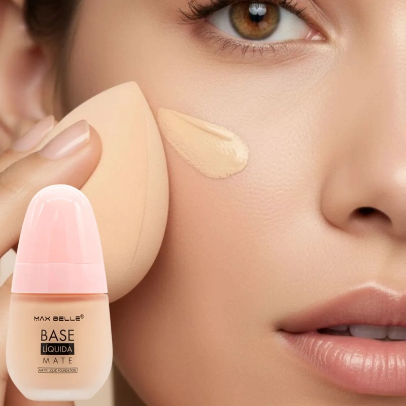 BASE MAQUILLAJE LIQUIDA CONTROL BRILLO ALTA COBERTURA ALJ - 7
