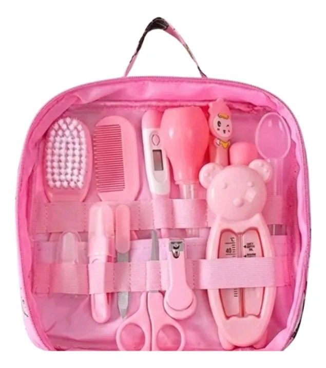 KIT CUIDADO BEBE  CORTAUÑAS TERMOMETRO ASPIRADOR NASAL ALJ - 2