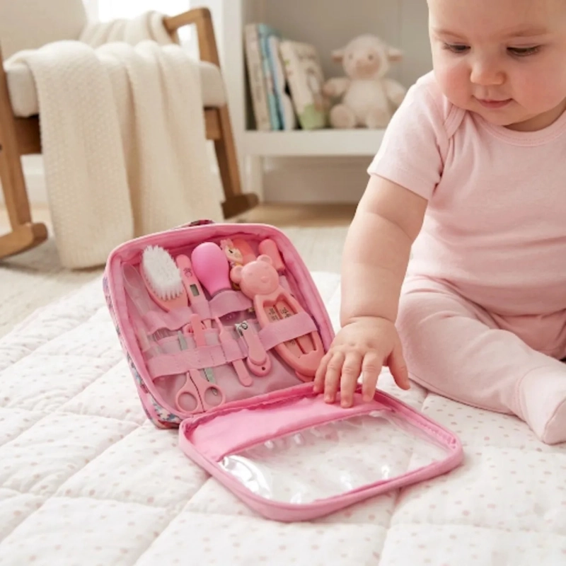 KIT CUIDADO BEBE  CORTAUÑAS TERMOMETRO ASPIRADOR NASAL ALJ - 3