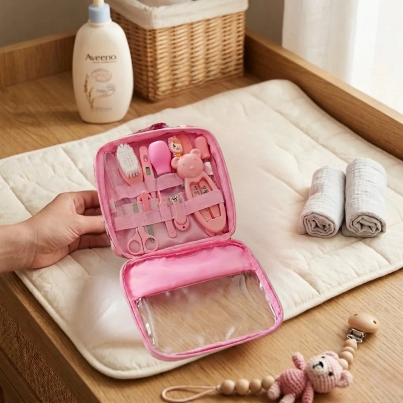 KIT CUIDADO BEBE  CORTAUÑAS TERMOMETRO ASPIRADOR NASAL ALJ - 5