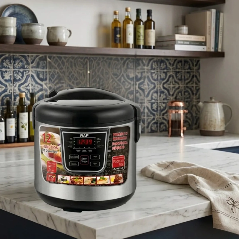 OLLA INTELIGENTE MULTIFUNCIONAL COCINA PANTALLA LED ALJ - 8