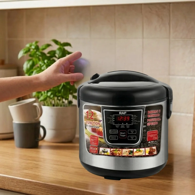 OLLA INTELIGENTE MULTIFUNCIONAL COCINA PANTALLA LED ALJ - 9