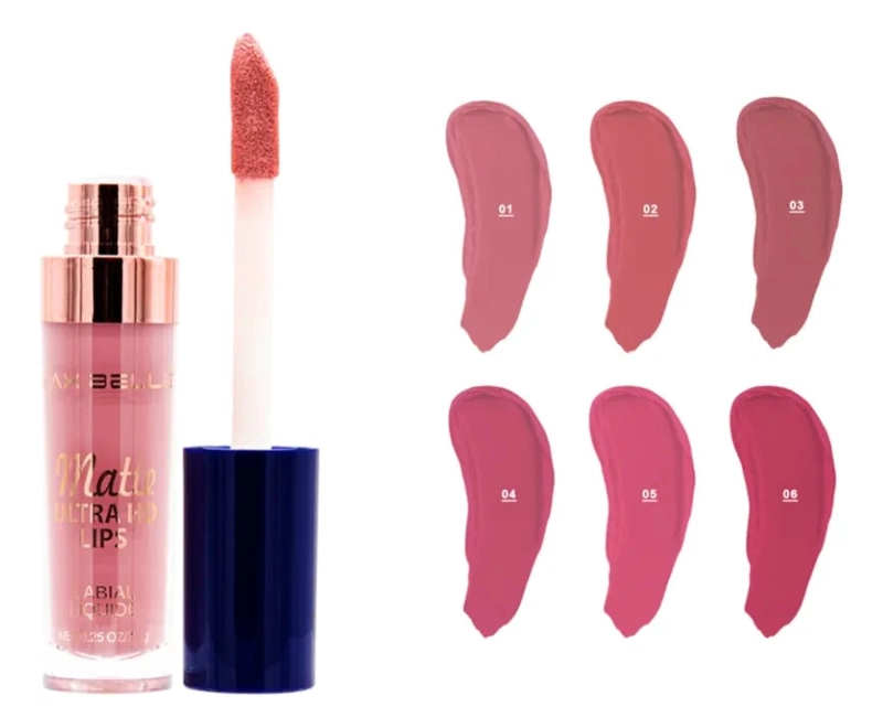 SET 2 LABIALES LIQUIDOS COLOR INTENSO TEXTURA LIGERA ALJ - 2