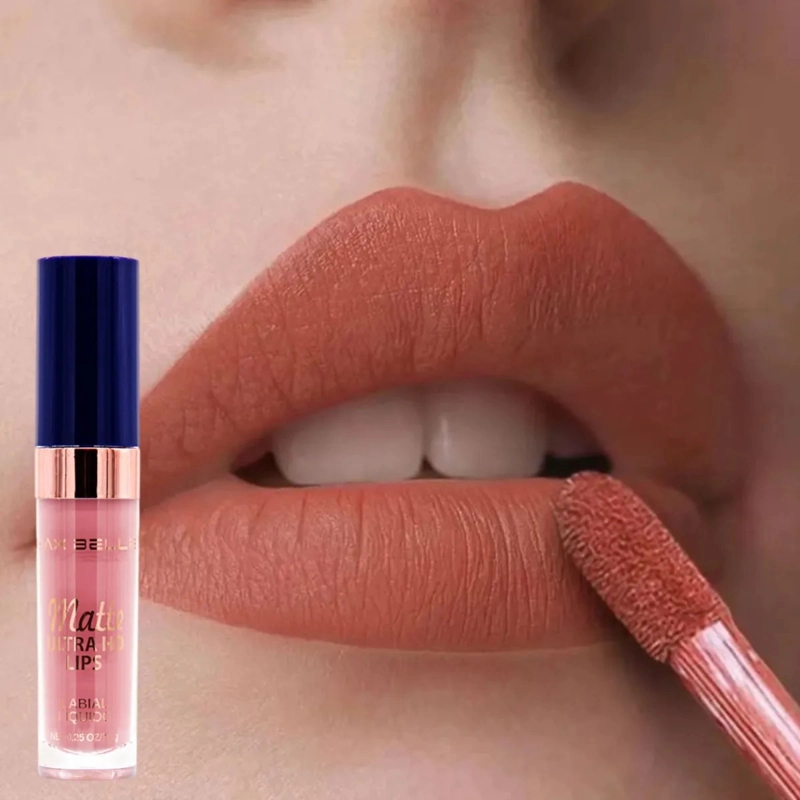 SET 2 LABIALES LIQUIDOS COLOR INTENSO TEXTURA LIGERA ALJ - 6