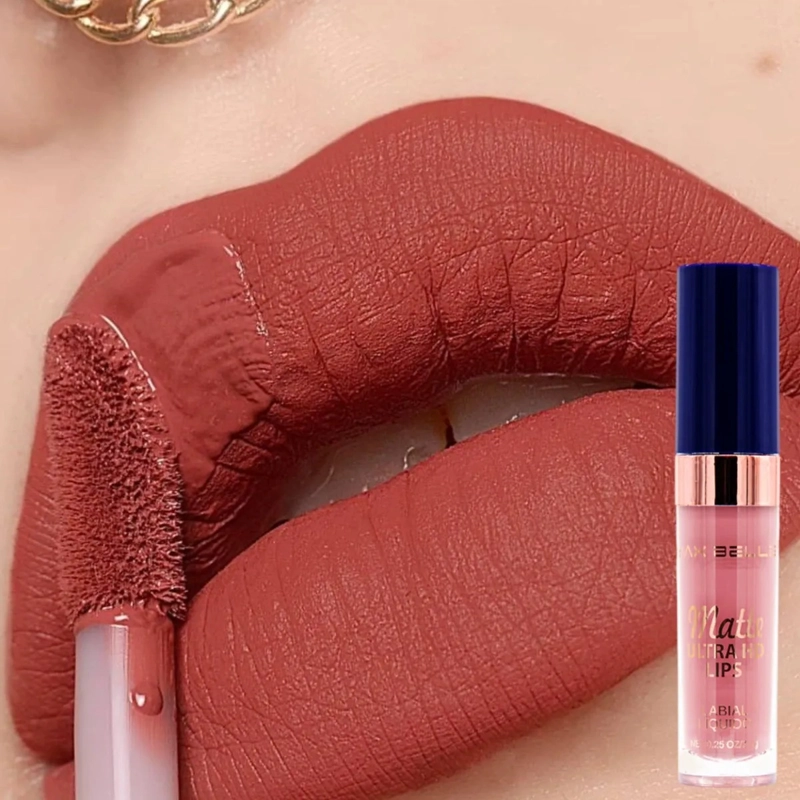 SET 2 LABIALES LIQUIDOS COLOR INTENSO TEXTURA LIGERA ALJ - 8