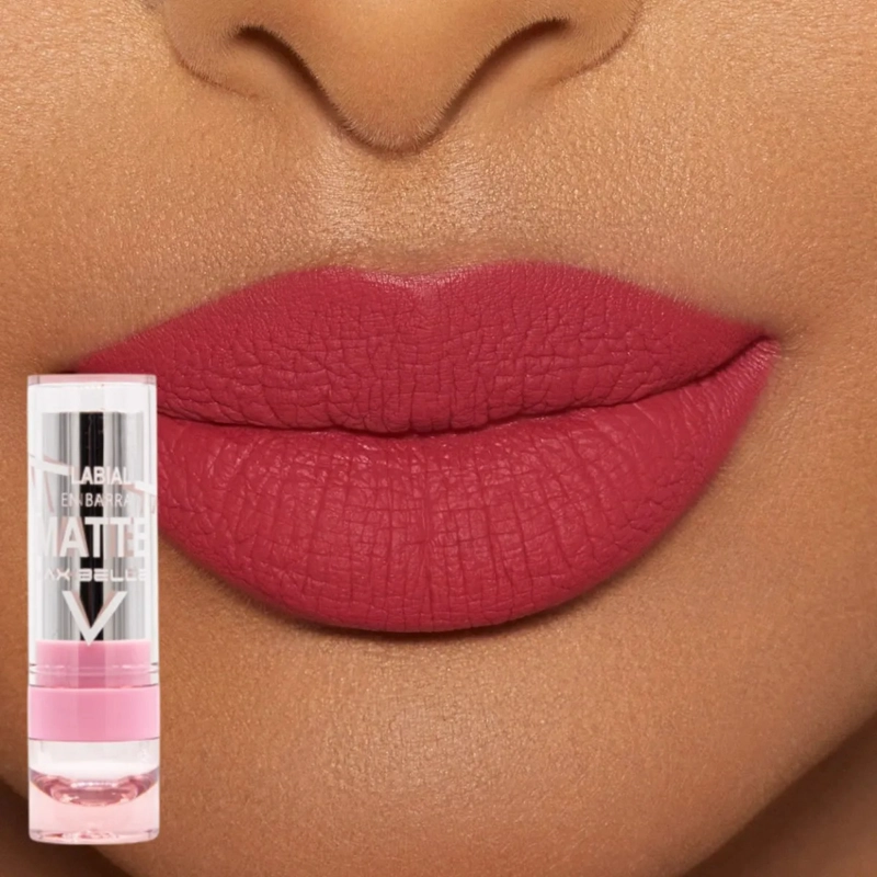 SET 2 LABIALES MATE ENVASE LUJO ACABADO ATERCIOPELADO ALJ - 4