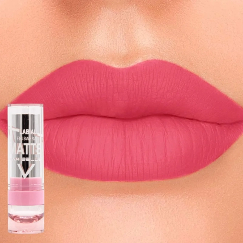 SET 2 LABIALES MATE ENVASE LUJO ACABADO ATERCIOPELADO ALJ - 5