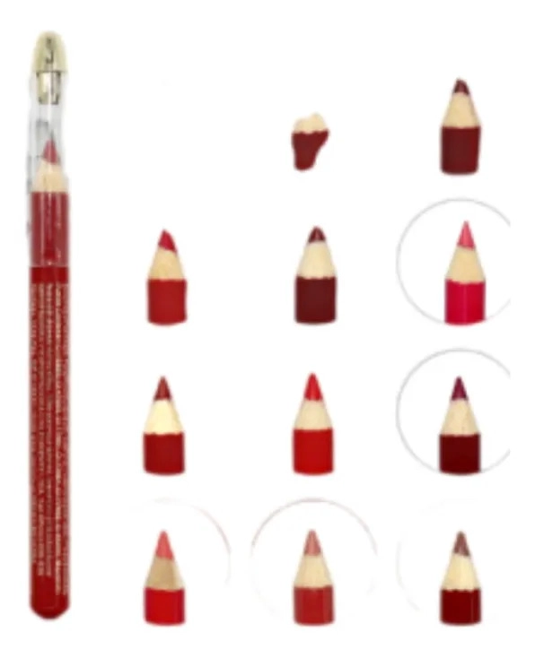 SET 3 DELINEADORES LABIOS SACAPUNTAS LARGA DURACION ALJ - 1