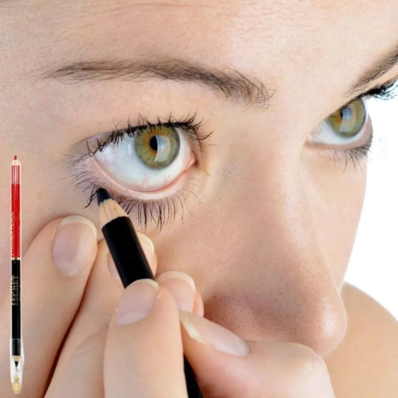 SET DELINEADOR OJOS PRECISION SACAPUNTAS MAQUILLAJE  ALJ - 3