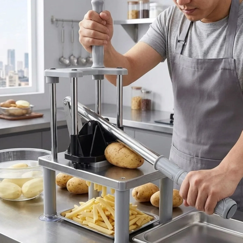 CORTADOR PAPAS VERDURAS PROFESIONAL ACERO INOXIDABLE ALJ - 4