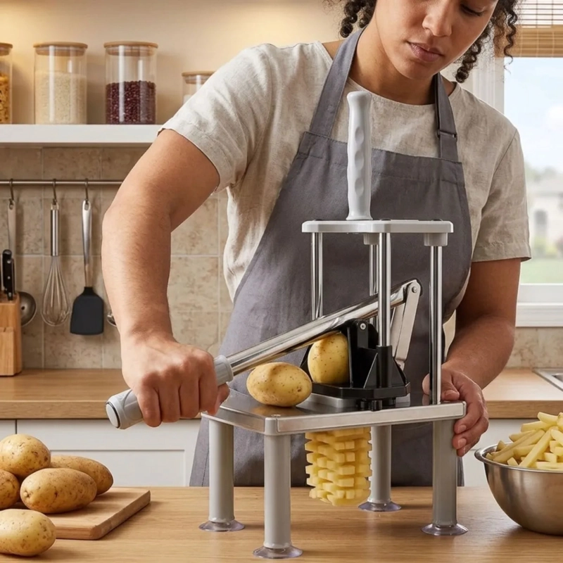 CORTADOR PAPAS VERDURAS PROFESIONAL ACERO INOXIDABLE ALJ - 7