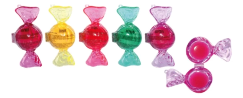 SET 3 BRILLOS LABIALES SABOR CARAMELO EFECTO HIDRATANTE ALJ - 1