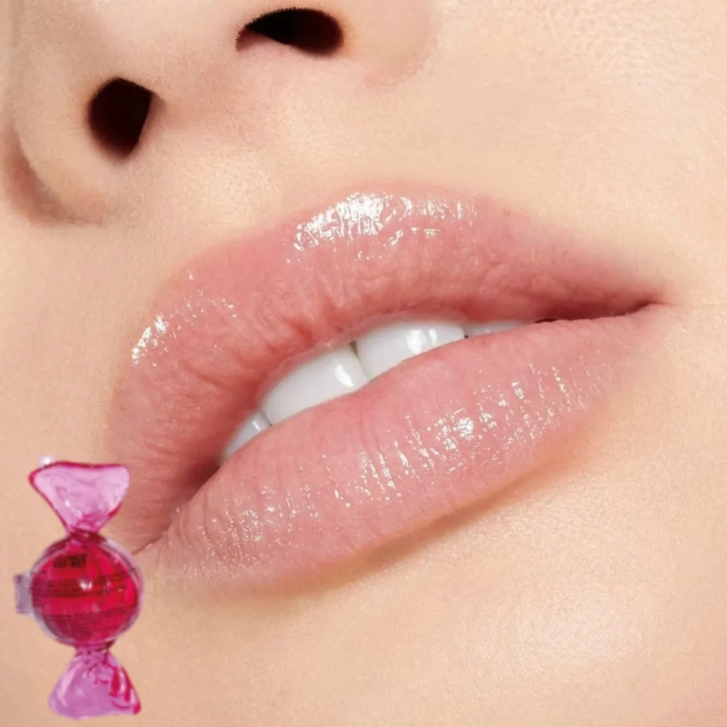 SET 3 BRILLOS LABIALES SABOR CARAMELO EFECTO HIDRATANTE ALJ - 2