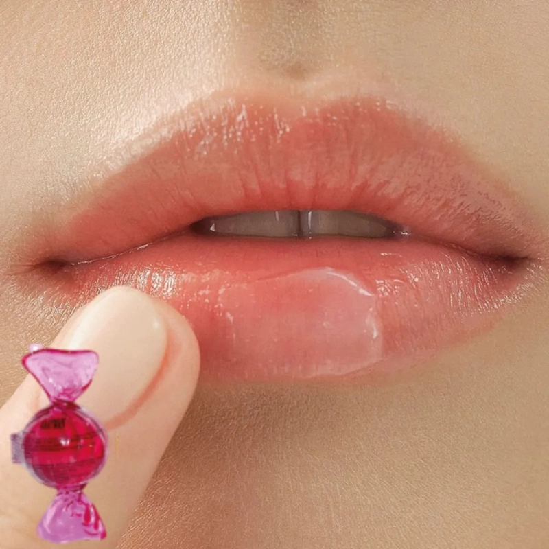 SET 3 BRILLOS LABIALES SABOR CARAMELO EFECTO HIDRATANTE ALJ - 3