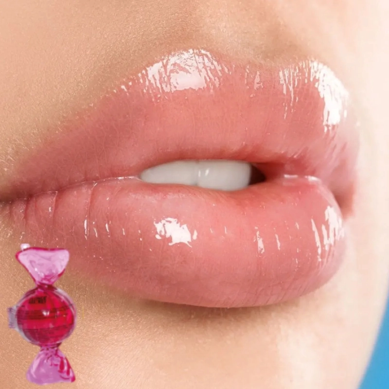 SET 3 BRILLOS LABIALES SABOR CARAMELO EFECTO HIDRATANTE ALJ - 9