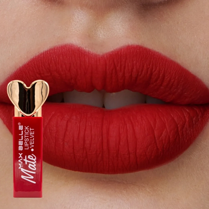 SET 2 LABIALES BARRA MATE FORMA CORAZON LARGA DURACION ALJ - 3