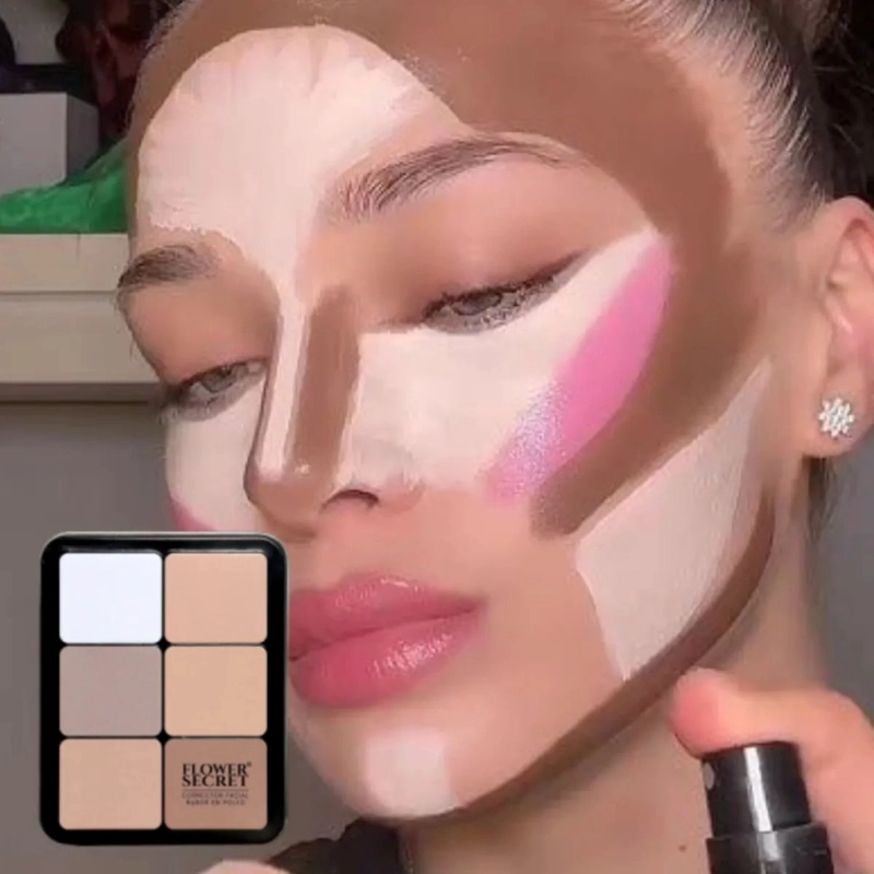 SET CONTORNO RUBOR CREMA ACABADO NATURAL HIDRATANTE ALJ - 5