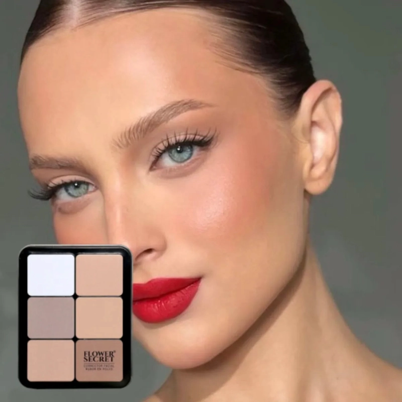 SET CONTORNO RUBOR CREMA ACABADO NATURAL HIDRATANTE ALJ - 8