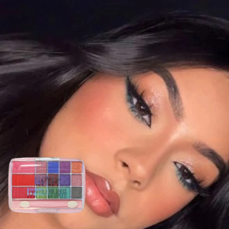 PAQ 24 PALETA MAQUILLAJE ROSTRO OJOS MATE SATINADO ALJ - 4
