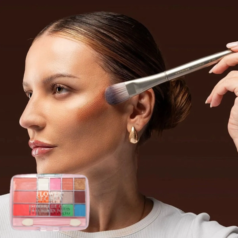 PAQ 24 PALETA MAQUILLAJE ROSTRO OJOS MATE SATINADO ALJ - 6