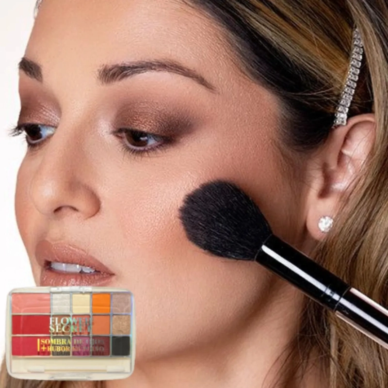 PAQ 24 PALETA MAQUILLAJE ROSTRO OJOS MATE SATINADO ALJ - 8