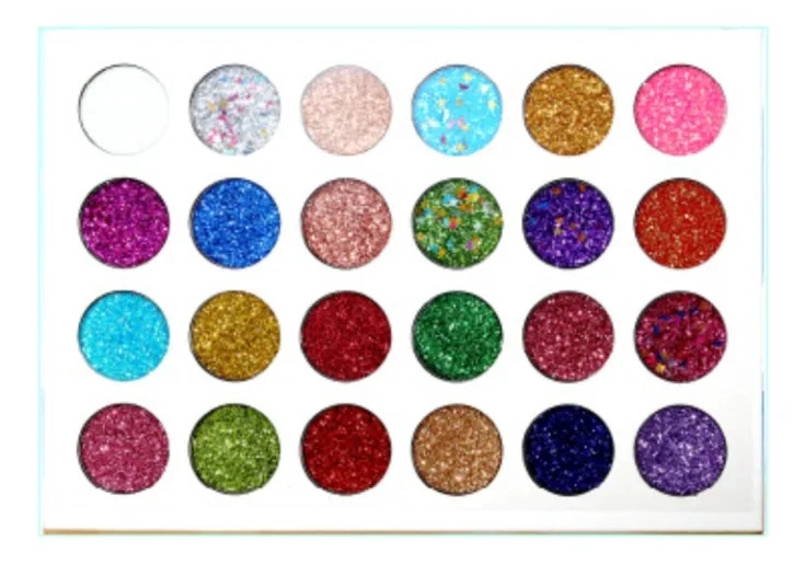SET 2 PALETAS SOMBRAS 24 COLORES MATE BRILLANTES ALJ - 2