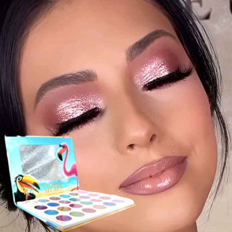 SET 2 PALETAS SOMBRAS 24 COLORES MATE BRILLANTES ALJ - 3