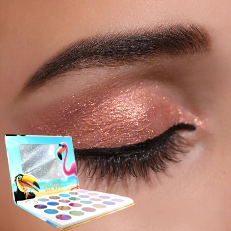 SET 2 PALETAS SOMBRAS 24 COLORES MATE BRILLANTES ALJ - 7