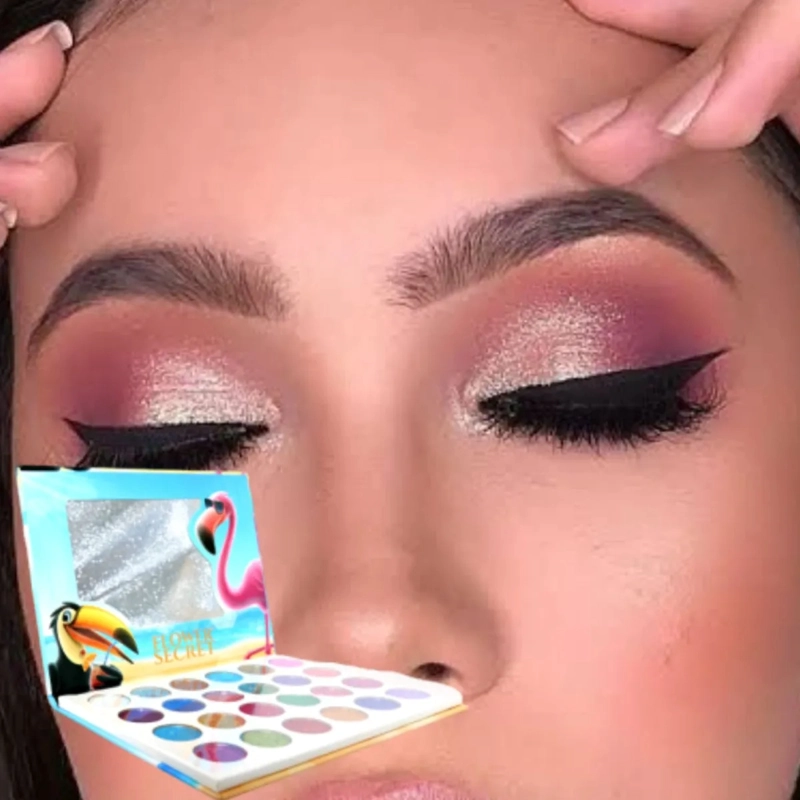 SET 2 PALETAS SOMBRAS 24 COLORES MATE BRILLANTES ALJ - 9