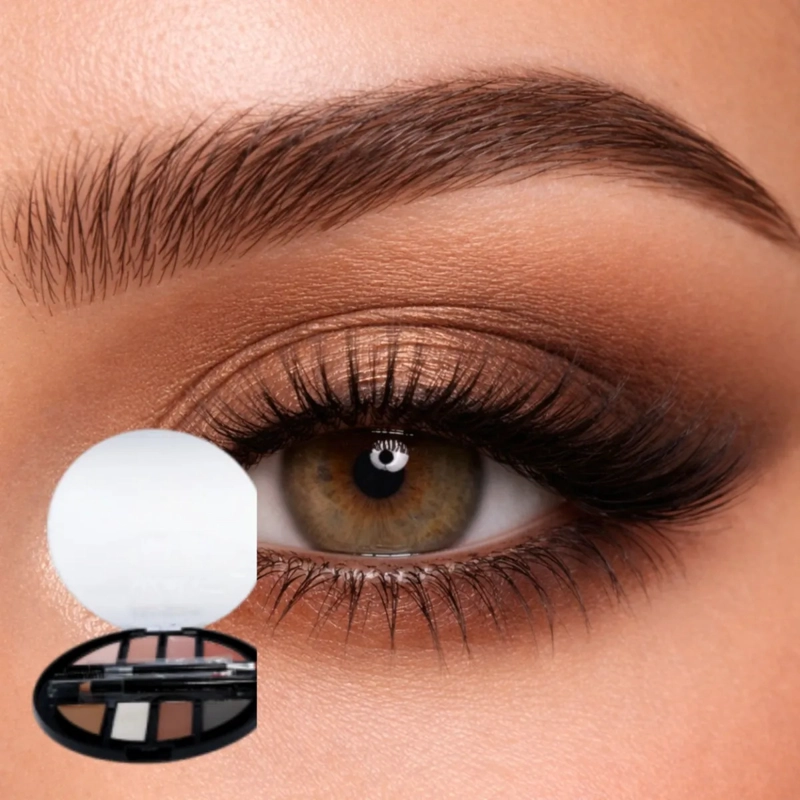 SET 2 DELINEADORES PROFESIONALES CEJAS SOMBRAS BROCHA ALJ - 10