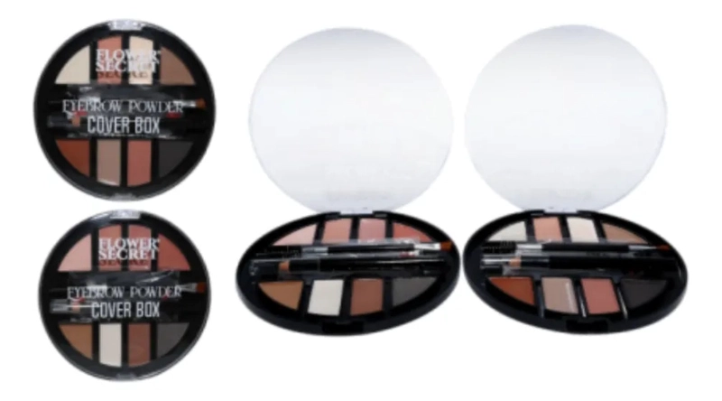 SET 2 DELINEADORES PROFESIONALES CEJAS SOMBRAS BROCHA ALJ - 2