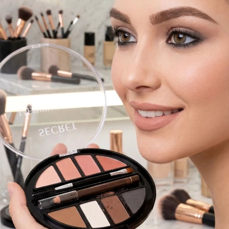 SET 2 DELINEADORES PROFESIONALES CEJAS SOMBRAS BROCHA ALJ - 3